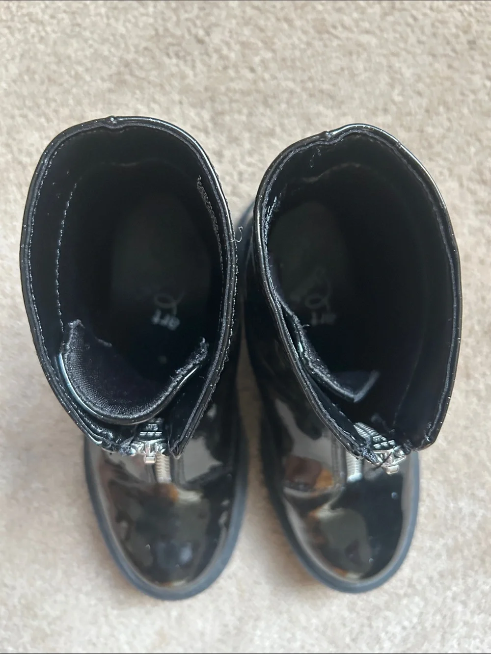 Girls Sparkle Art Class Zip up Boots